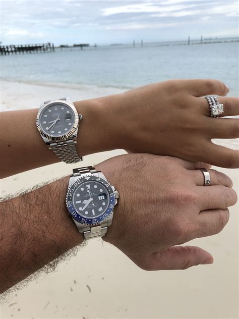 matching watches for couples rolex|rolex watches his and hers.